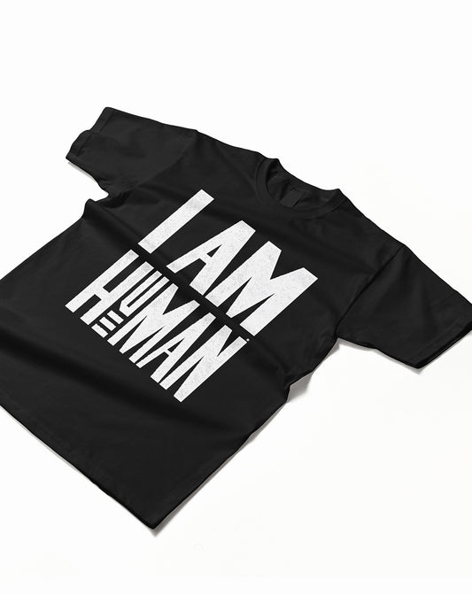 I AM HUEMAN RETRO TEE